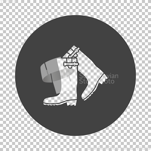 Image of Hunter\'s rubber boots icon