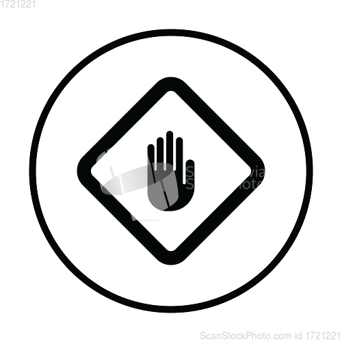 Image of Icon of Warning hand