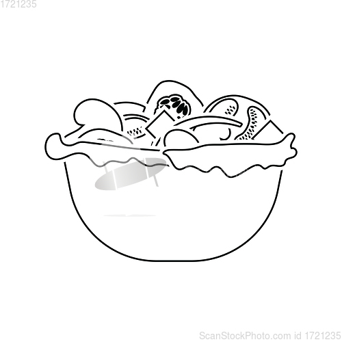 Image of Salad in plate icon