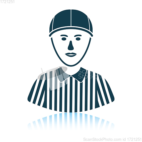 Image of American football referee icon