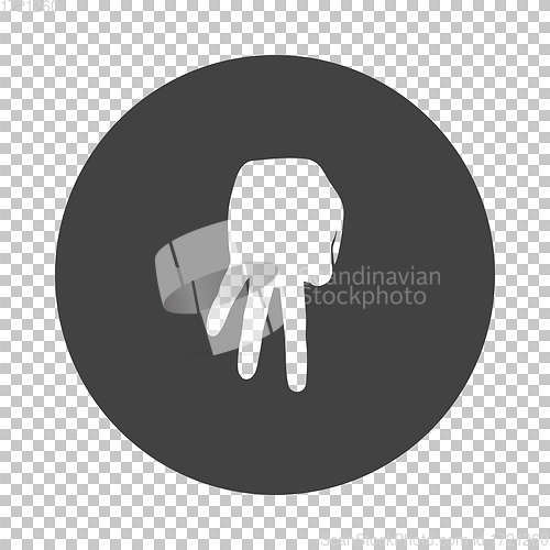 Image of Baseball catcher gesture icon