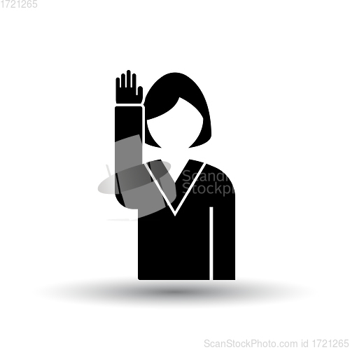 Image of Voting Lady Icon