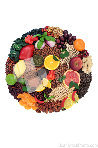 Image of Nutritious Health Food High in Flavonoids and Polyphenols