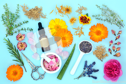 Image of Aromatherapy Essential Oil Preparation for Skincare