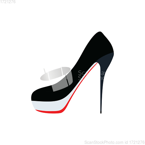 Image of High heel shoe icon