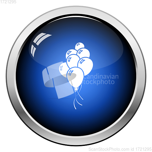 Image of Party Balloons And Stars Icon