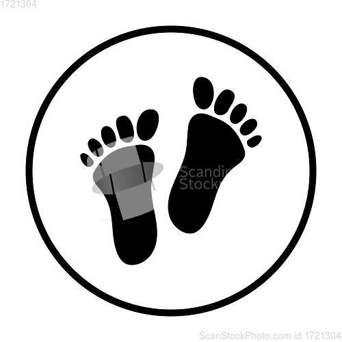 Image of Foot Print Icon