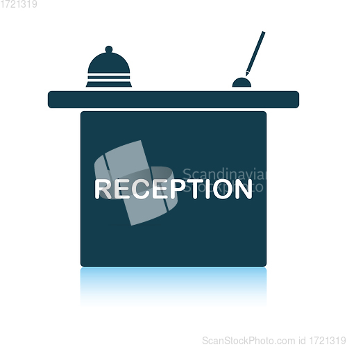 Image of Hotel reception desk icon