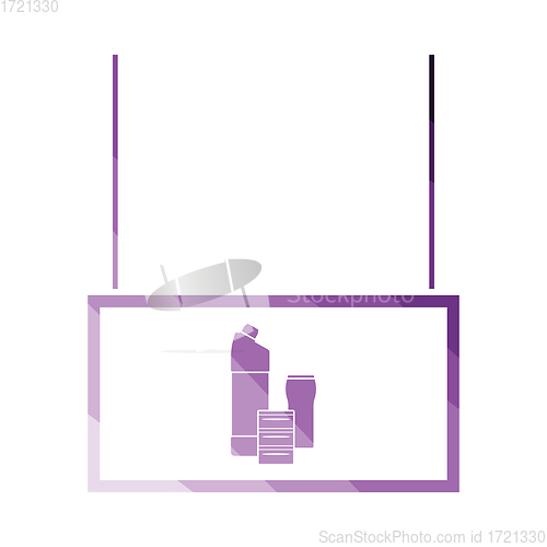 Image of Household chemicals market department icon