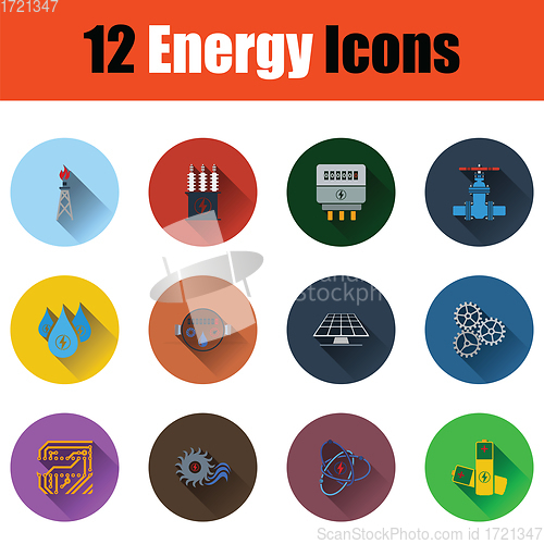 Image of Energy icon set