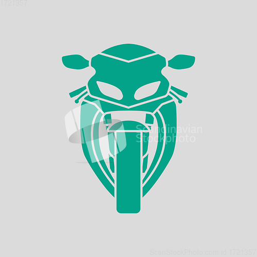 Image of Motorcycle Icon Front View