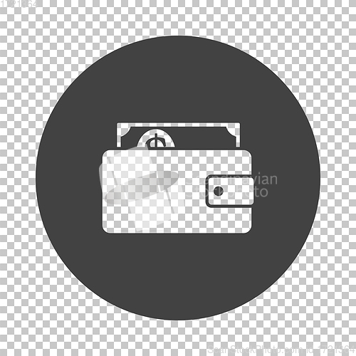 Image of Wallet with cash icon