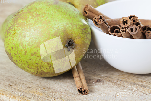 Image of fresh green pears