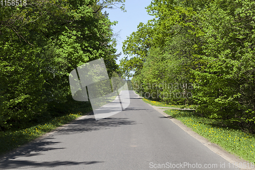 Image of asphalt road