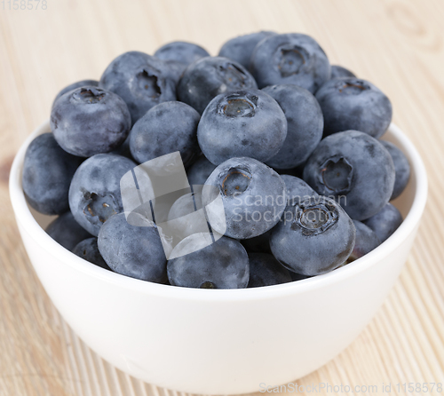 Image of fresh and large blueberries