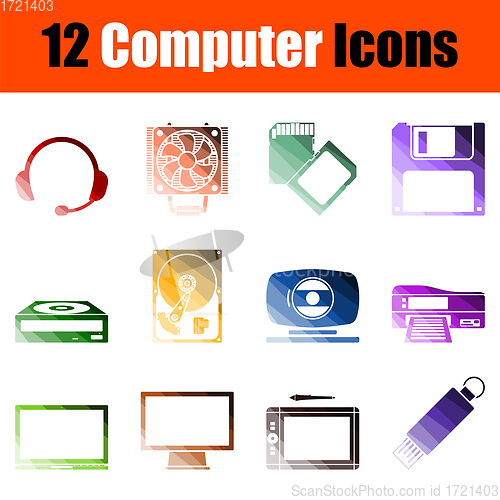 Image of Computer Icon Set