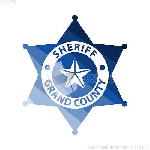 Image of Sheriff Badge Icon