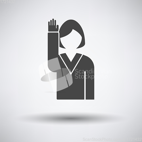 Image of Voting Lady Icon