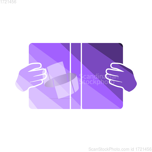 Image of Boy Reading Book Icon