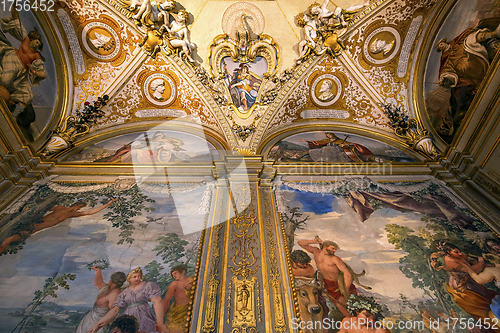 Image of interiors of Palazzo Pitti, Florence, Italy