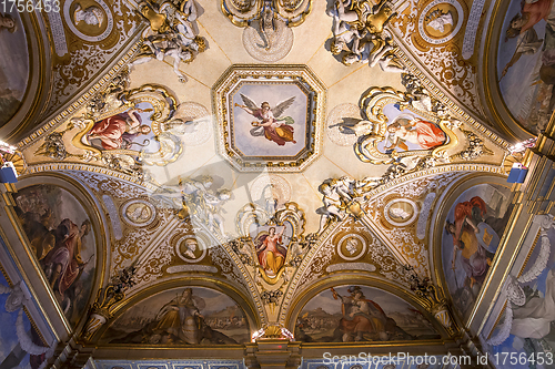 Image of interiors of Palazzo Pitti, Florence, Italy