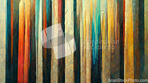 Image of Artistic abstract artwork, textures lines stripe pattern design