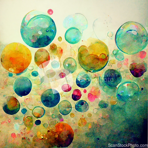 Image of Abstract colorful watercolor background surface. 