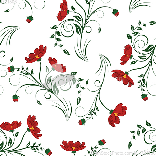 Image of Seamless floral pattern