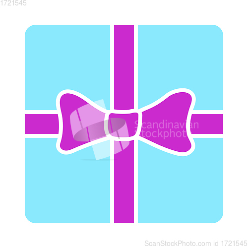 Image of Gift Box With Ribbon Icon