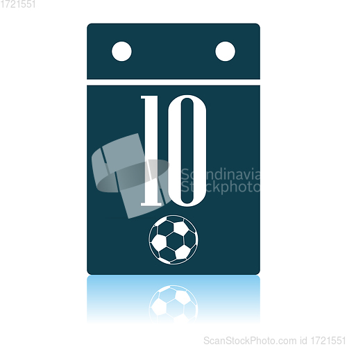Image of Soccer Calendar Icon