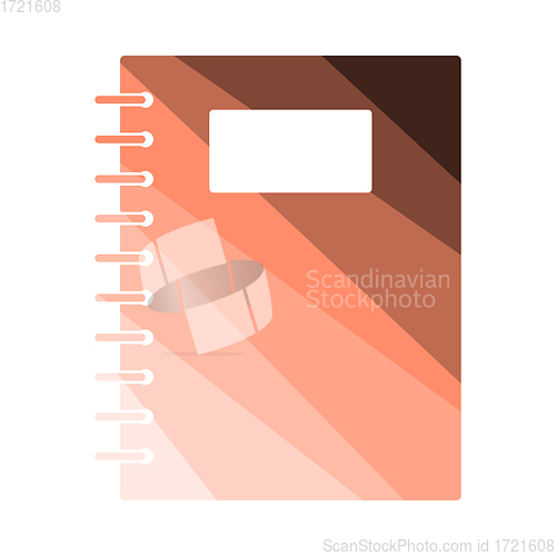 Image of Exercise Book With Pen Icon