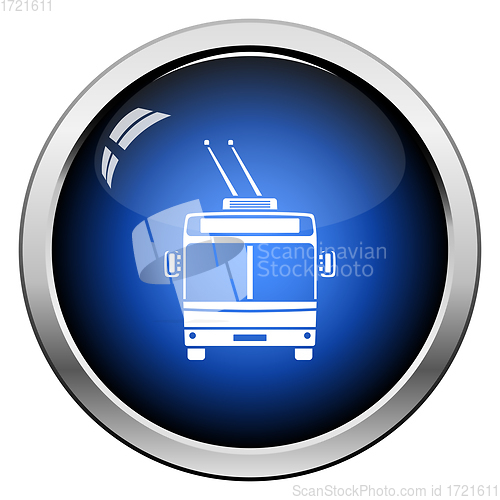 Image of Trolleybus icon front view