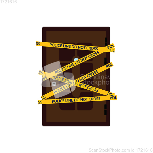 Image of Crime scene door icon