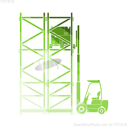 Image of Warehouse Forklift Icon