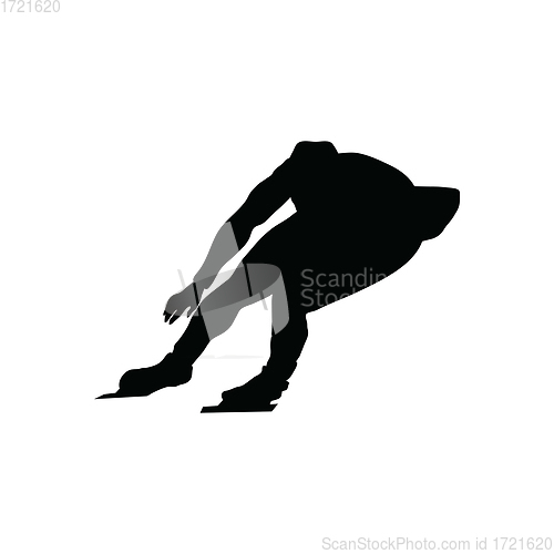 Image of Skating man silhouette