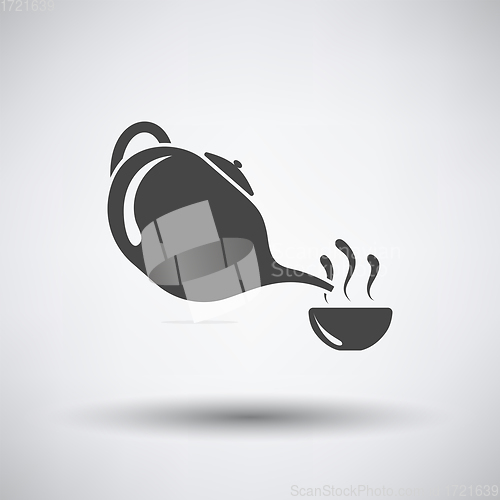 Image of SPA tea pot with cup icon 