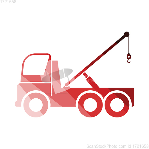 Image of Car towing truck icon