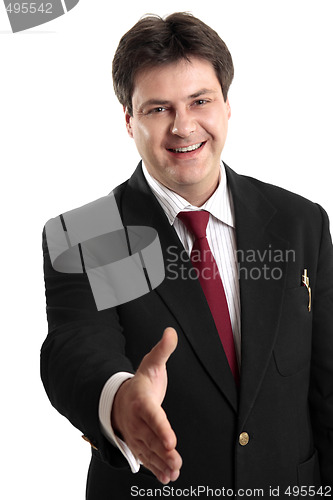 Image of Businessman handshake