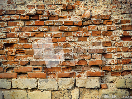 Image of Texture of ancient destruction wall