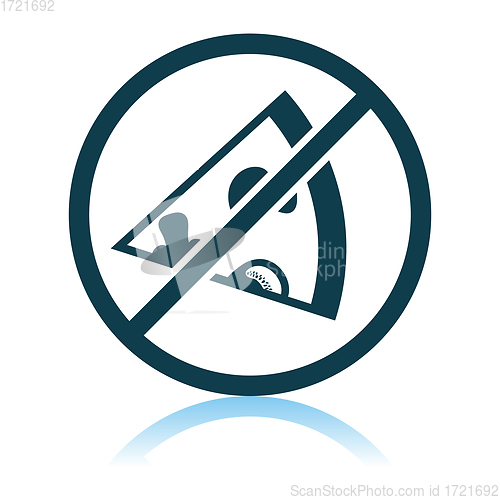 Image of Prohibited Pizza Icon