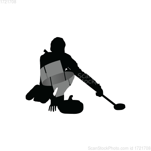 Image of Curling silhouette