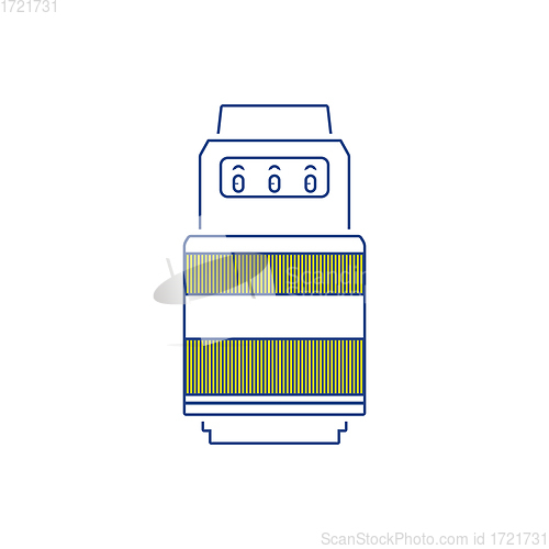 Image of Icon of photo camera zoom lens