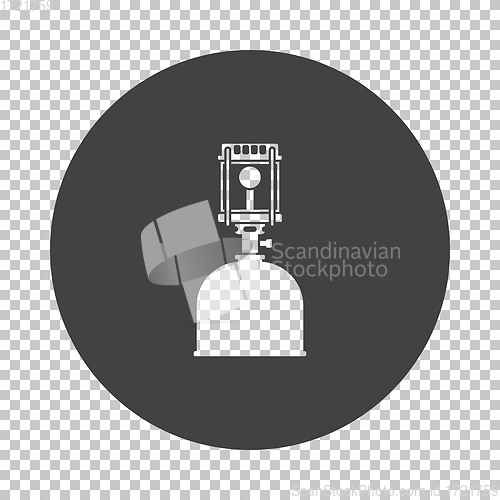 Image of Camping gas burner lamp icon