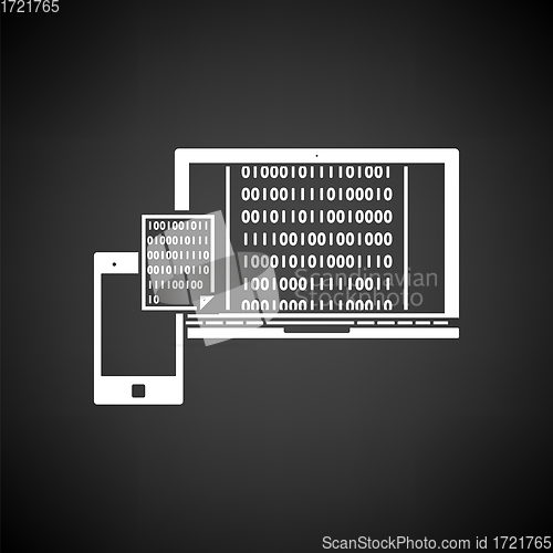 Image of Exchanging Data Icon