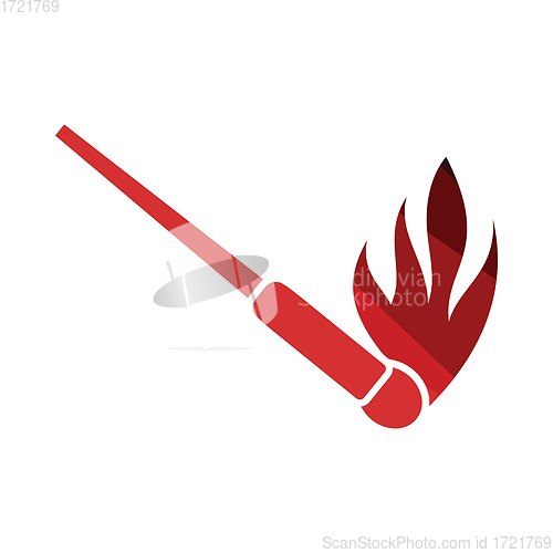 Image of Burning matchstik icon