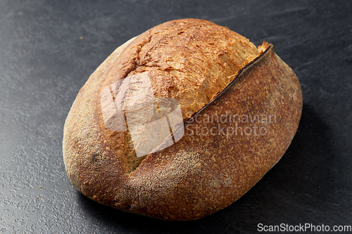 Image of homemade craft bread on table