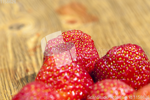 Image of red ripe strawberry