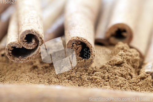 Image of aromatic fresh cinnamon