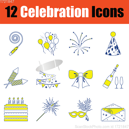 Image of Party icon set