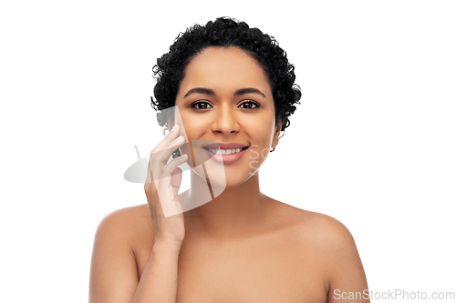 Image of portrait of young african american woman